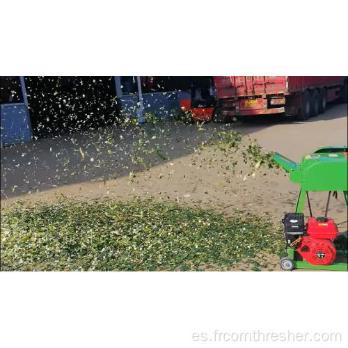 Heno y gasolina verde agrícola hierba cortadora de desperdicios